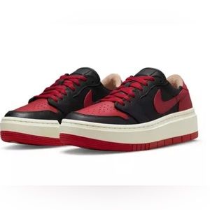 Jordan 1 Elevate Low SE "Black/Gym Red/Sail" Women's Shoe